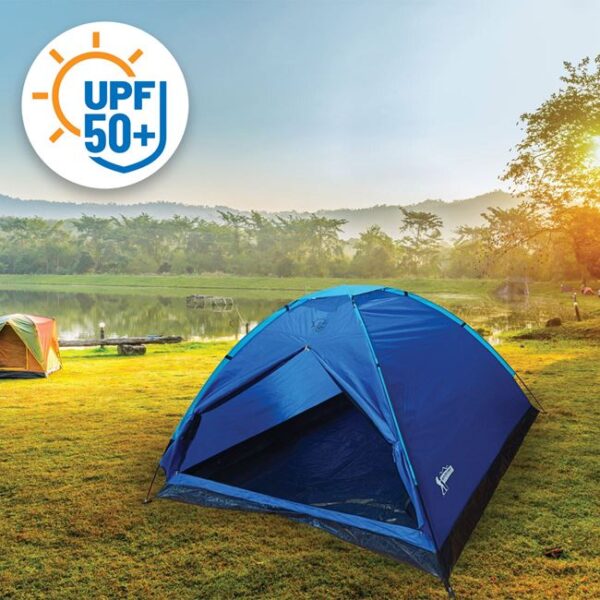 Cort pentru Camping, 3 persoane, Impermeabil, Protectie UV 50+, 200x200x130cm, CC-3P-I-PUV50-02 - 02