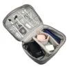 Geanta Organizare Accesorii Electrice, Gri, 24.5x18.5x10cm, GOAE-02, Unlimited Flow Shop 02