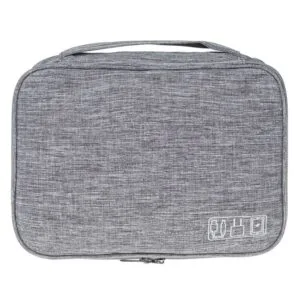 Husa Oraganizare Accesorii, 2 Nivele, Gri, 27x20x9cm, HOPE-03, Unlimited Flow Shop 01