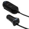 Incarcator Auto, Smart Charge, 3x USB, 1x port type-C, Negru, IAUM-01 - imagine 2
