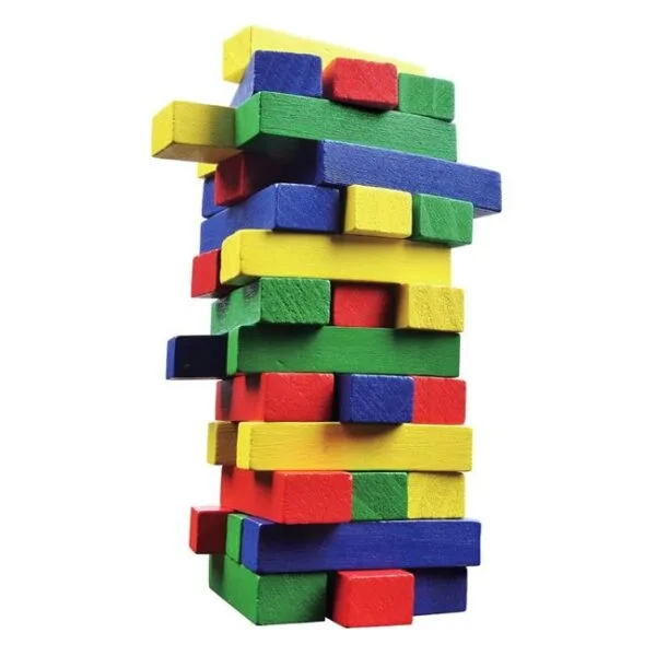 Joc de Societate, Turn Tumblin Tower, Cuburi Colorate, 48 de Piese, JSTTT-02, Unlimited flow Shop 02