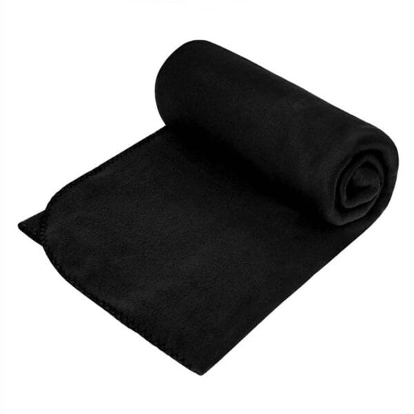 Patura Fleece, Dubla, Neagra, 240x220cm, PFN-01, Unlimited Flow Shop 01