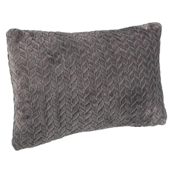 Perna Decorativa, Gri, cu Model, 55x37cm, PDG-06