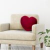Perna Decorativa, Inima, Rosie, 45x38x8cm, PDIR-09 - imagine 2