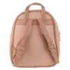 Rucsac Mini, Bej Roz, Model Triunghiuri, 22x10x26cm, RM-17 - imagine 4