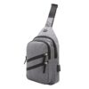 Rucsac Unisex, cu Port USB, 18x8x32cm, Gri, RUPU-G-04, 03
