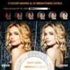 Set Lampa Circulara Ring Light, Trepied & Accesorii Deluxe, 12W, 120 becuri LED, Lumina Calda 2800K, Lumina Rece 4500K, Lumina Alba 6000K, USB, SLCRLTA-01 - imagine 4