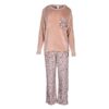 Set Pijama de Iarna, pentru Femei, Fleece, Animal Print, cu Buzunar, SPIF-02