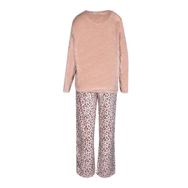 Set Pijama de Iarna, pentru Femei, Fleece, Animal Print, cu Buzunar, SPIF-02, Unlimited Flow Shop 02