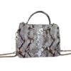Geanta Dama, Fantazy, Piele Ecologica, 19x24x8 cm, Crem - imagine 4